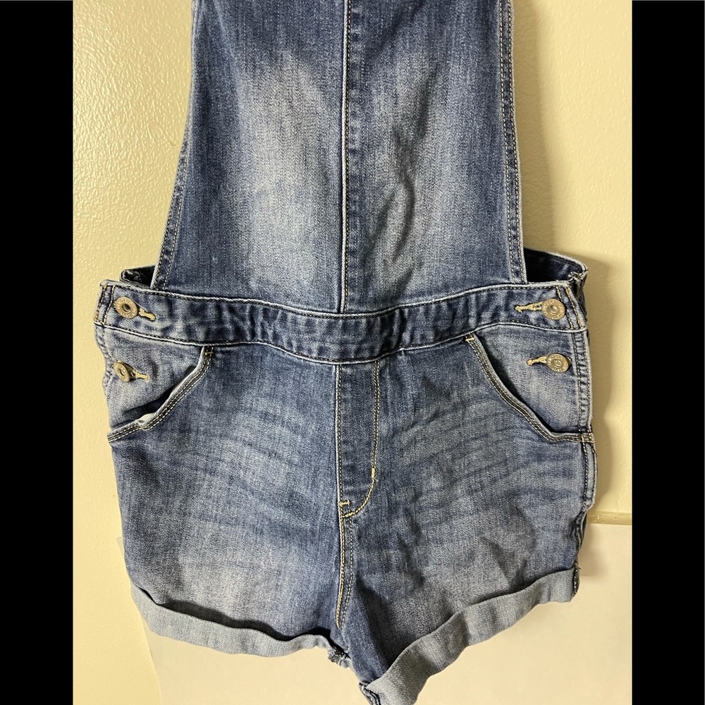 Denizen from Levi’s Denim Overall Shorts / Shortalls Size Small - Picture 6 of 8